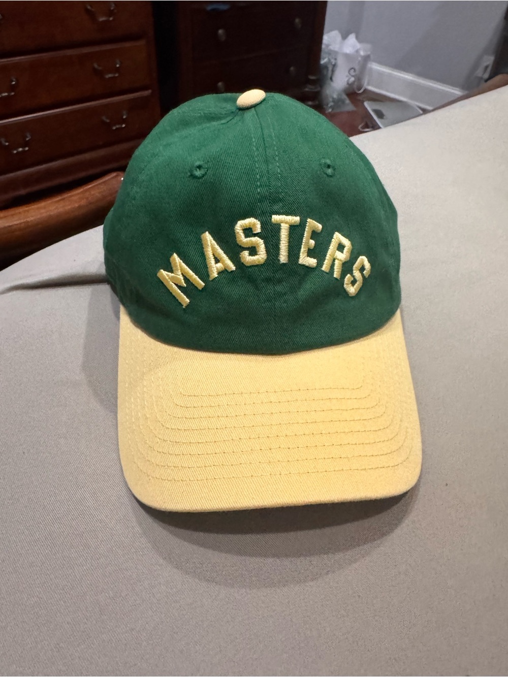 Masters Two-Tone Green and Yellow Baseball Hat